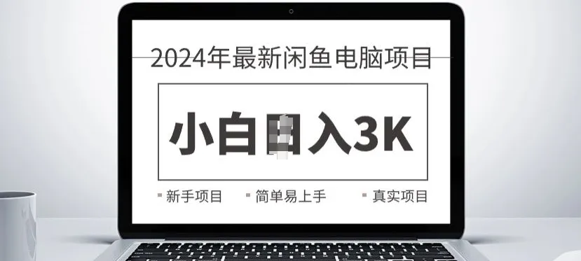 2024最新闲鱼电脑项目，动手就能吃肉的好项目-续财库