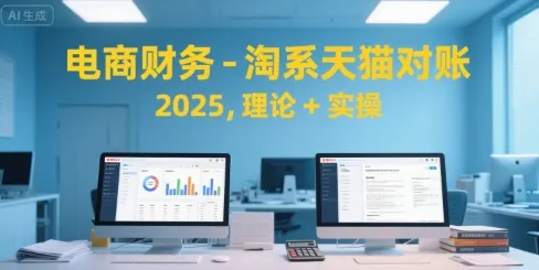 电商财务-淘系天猫对账2025，理论+实操-续财库