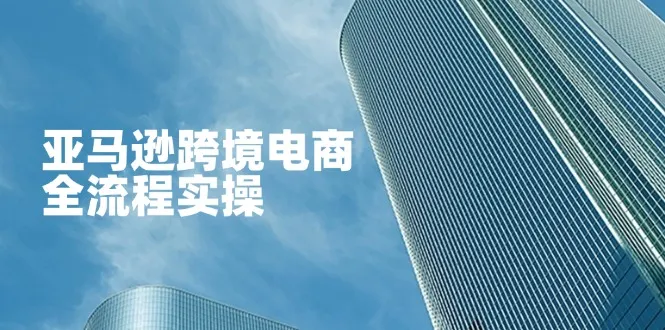亚马逊跨境电商全流程实操,教你从零开始,掌握店铺运营与广告技巧-续财库