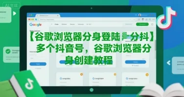 谷歌浏览器分身登陆多个抖音号，谷歌浏览器分身创建教程-续财库