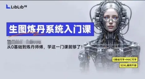 LibLibAI哩布哩布生图炼丹系统入门课,从生图到炼丹,只学这一门就够了-续财库