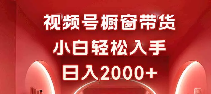 视频号橱窗带货，小白轻松入手，日入2000+-续财库