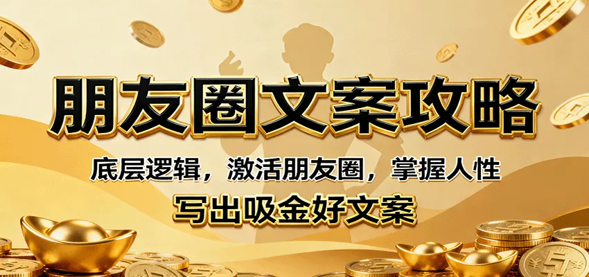 朋友圈文案攻略：底层逻辑，激活朋友圈，掌握人性，写出吸金好文案-续财库