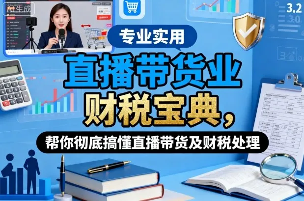 直播带货业财税宝典,帮你彻底搞懂直播带货及财税处理-续财库