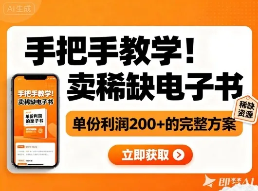 手把手教学!在小红书卖稀缺电子书,单份利润2张+的完整方案-续财库