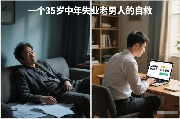 付费文章：一个35岁中年失业老男人的自救-续财库