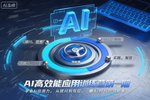 AI高效能应用训练营第一期,学会AI应用力,从提问到驾驭,做AI时代的领航者(更新)-续财库