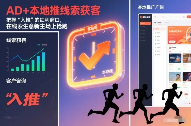 AD+本地推线索获客，把握“入推”的红利窗口，在线索生意新主场上抢跑-续财库