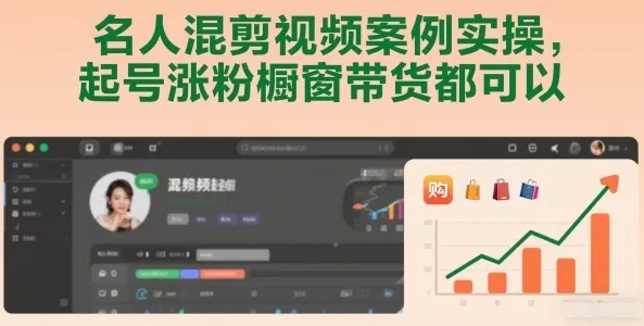 名人混剪视频案例实操，起号涨粉橱窗带货都可以-续财库
