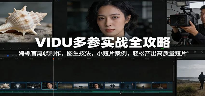 VIDU多参实战全攻略:海螺首尾帧制作,图生技法,小短片案例,轻松产出高质量短片-续财库
