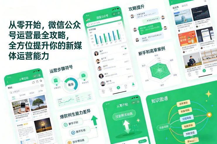 从零开始，微信公众号运营最全攻略，全方位提升你的新媒体运营能力-续财库