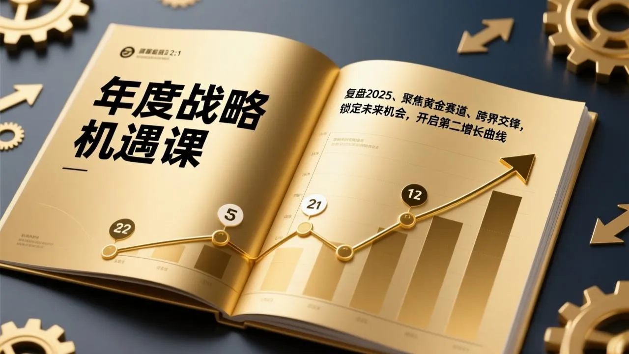 年度战略机遇课,复盘2025、聚焦黄金赛道、跨界交锋,锁定未来机会,开启第二增长曲线-续财库