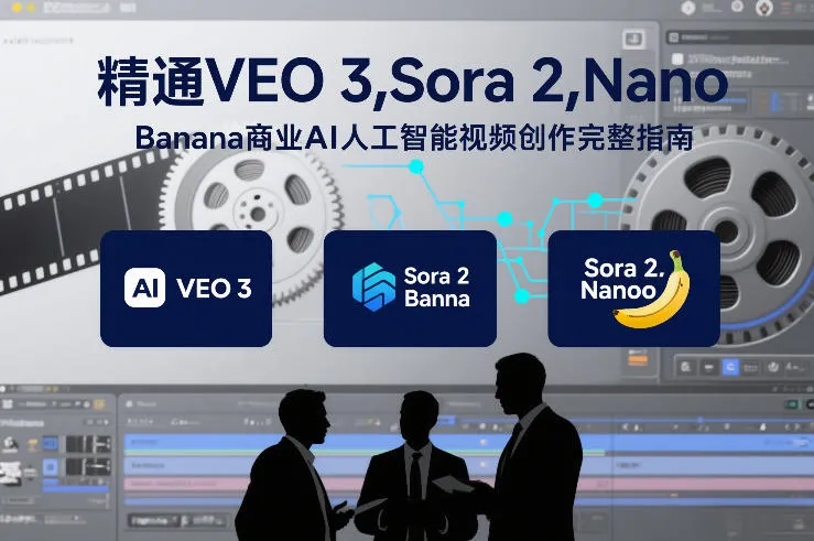 精通VEO 3，Sora 2，Nano Banana商业AI人工智能视频创作完整指南-续财库