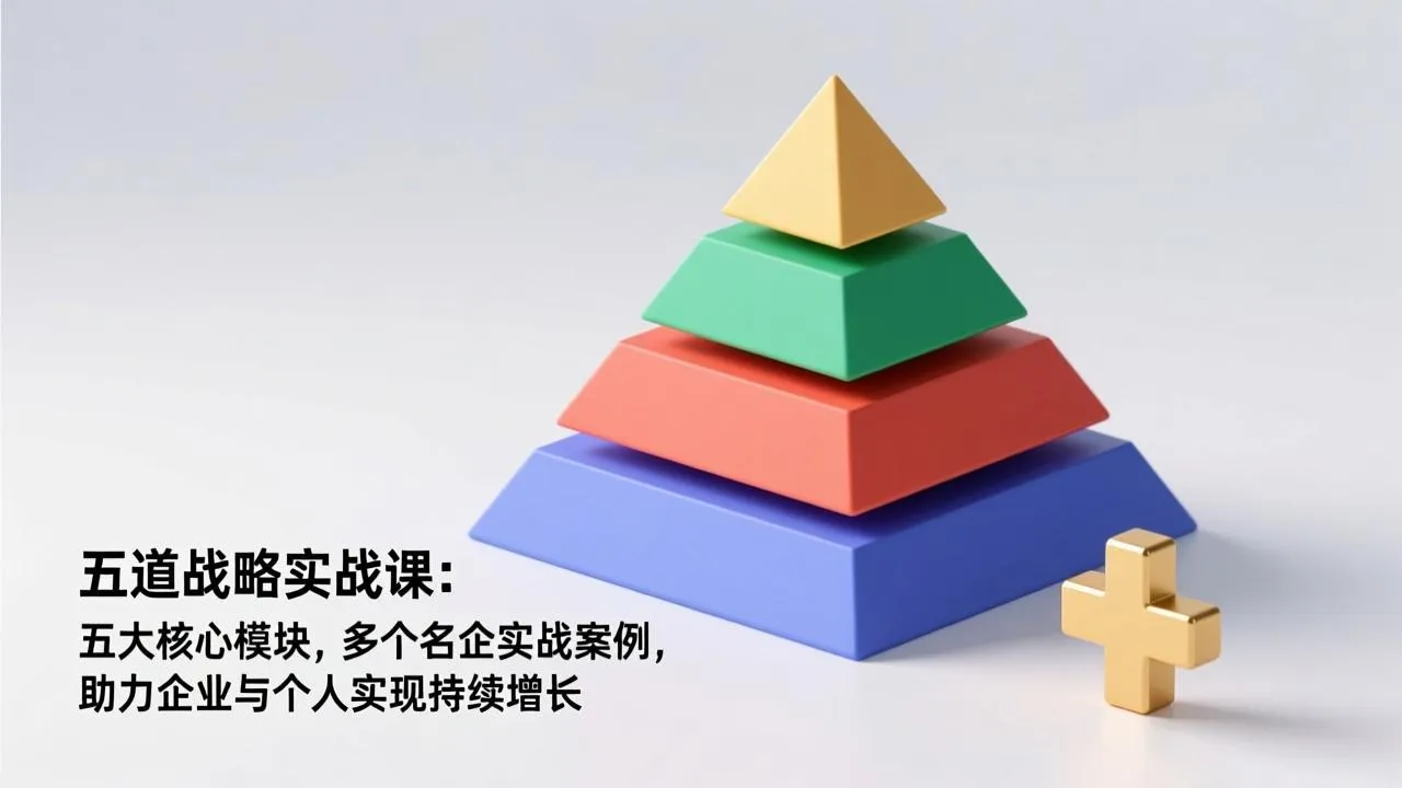五道战略实战课:五大核心模块,多个名企实战案例,助力企业与个人实现持续增长-续财库