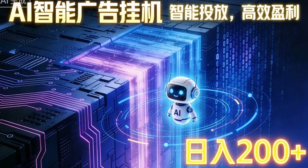 ai智能广告挂机项目,合规挂载广告即可赚取收益,单日收益可达400~500+-续财库