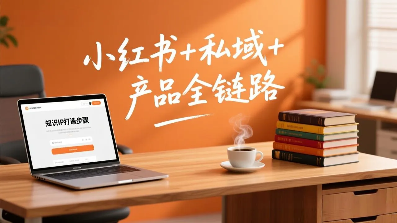 个人IP系统变现课2026，小红书+私域+产品全链路，手把手教你打造年入百万的知识IP-续财库