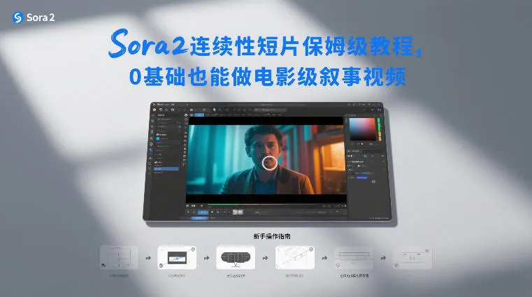 Sora2连续性短片保姆级教程,0基础也能做电影级叙事视频-续财库