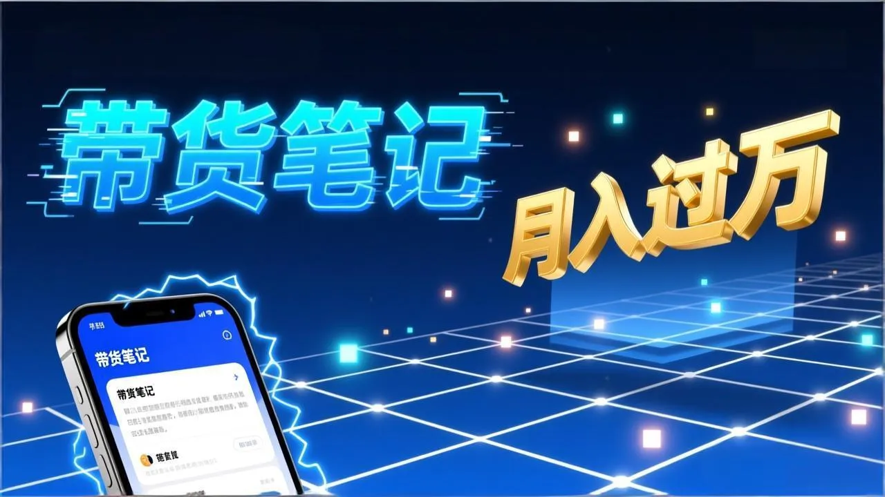 小红书爆款笔记带货实战：拆解封面标题正文全要素，手把手教你单篇笔记带货月入过万-续财库