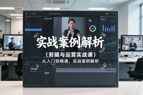 剪辑与运营实战课，从入门到精通，实战案例解析(更新2026)-续财库