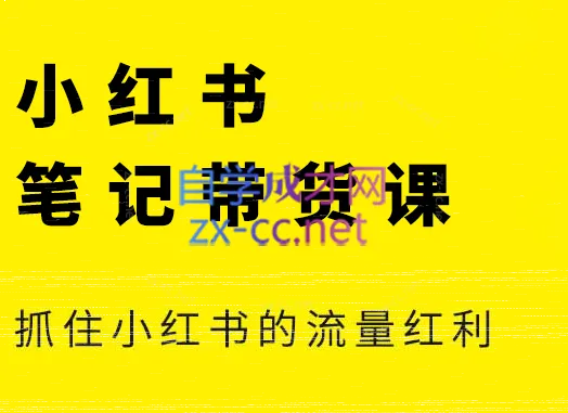 张宾·小红书笔记带货课(更新2026)-续财库