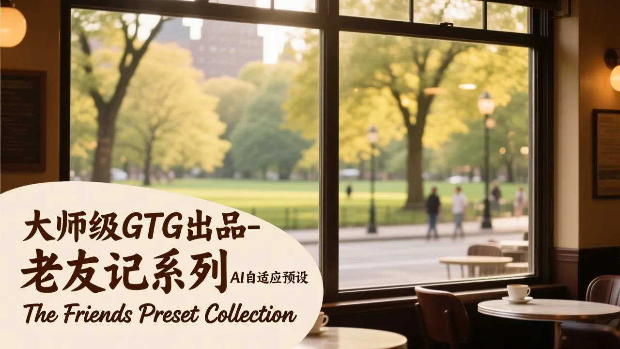 大师级GTG出品-老友记系列AI自适应预设The Friends Preset Collection-续财库