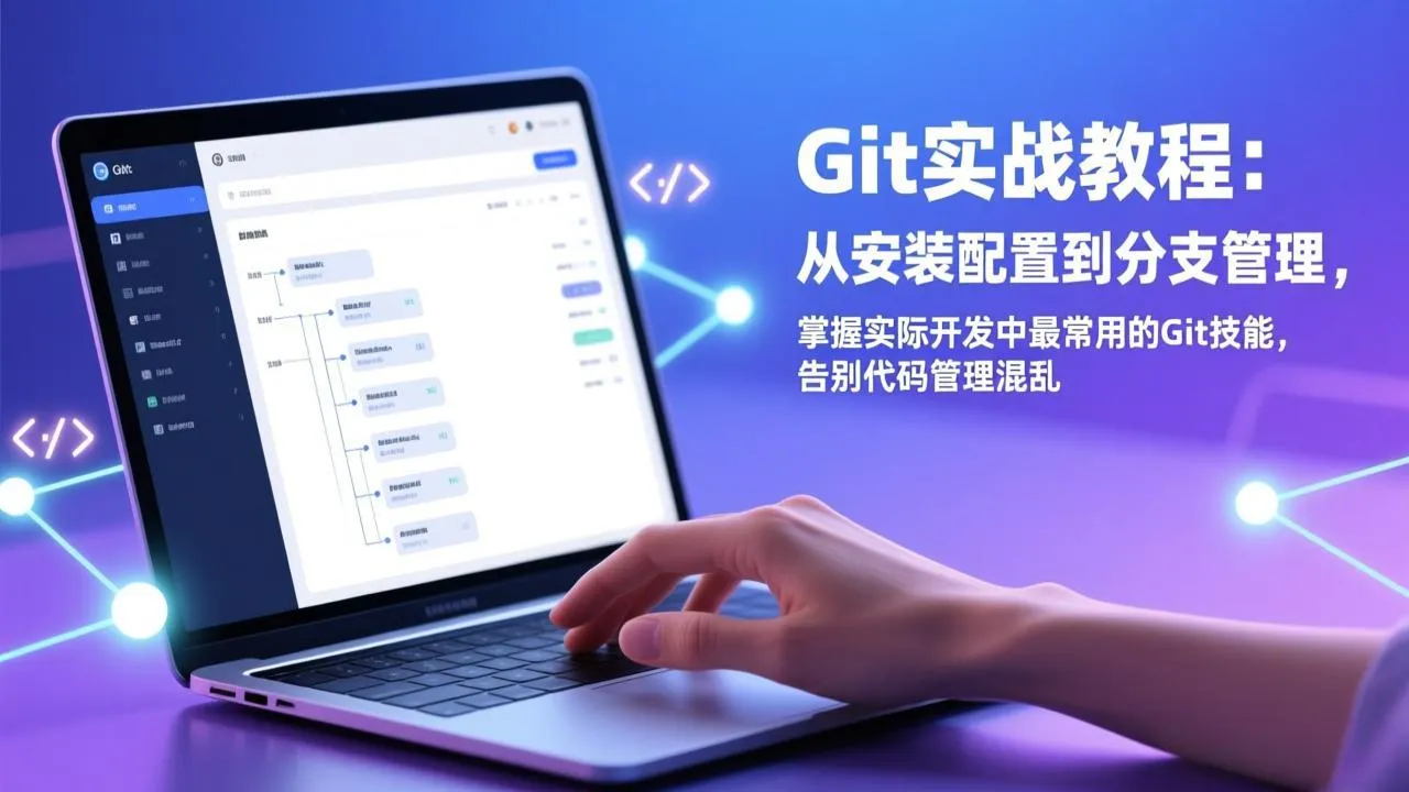 Git实战教程：从安装配置到分支管理，掌握实际开发中最常用的Git技能，告别代码管理混乱-续财库