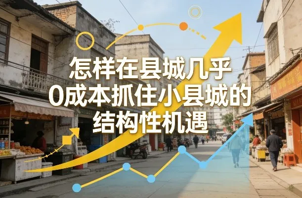 付费文章：怎样在县城几乎0成本抓住小县城的结构性机遇-续财库