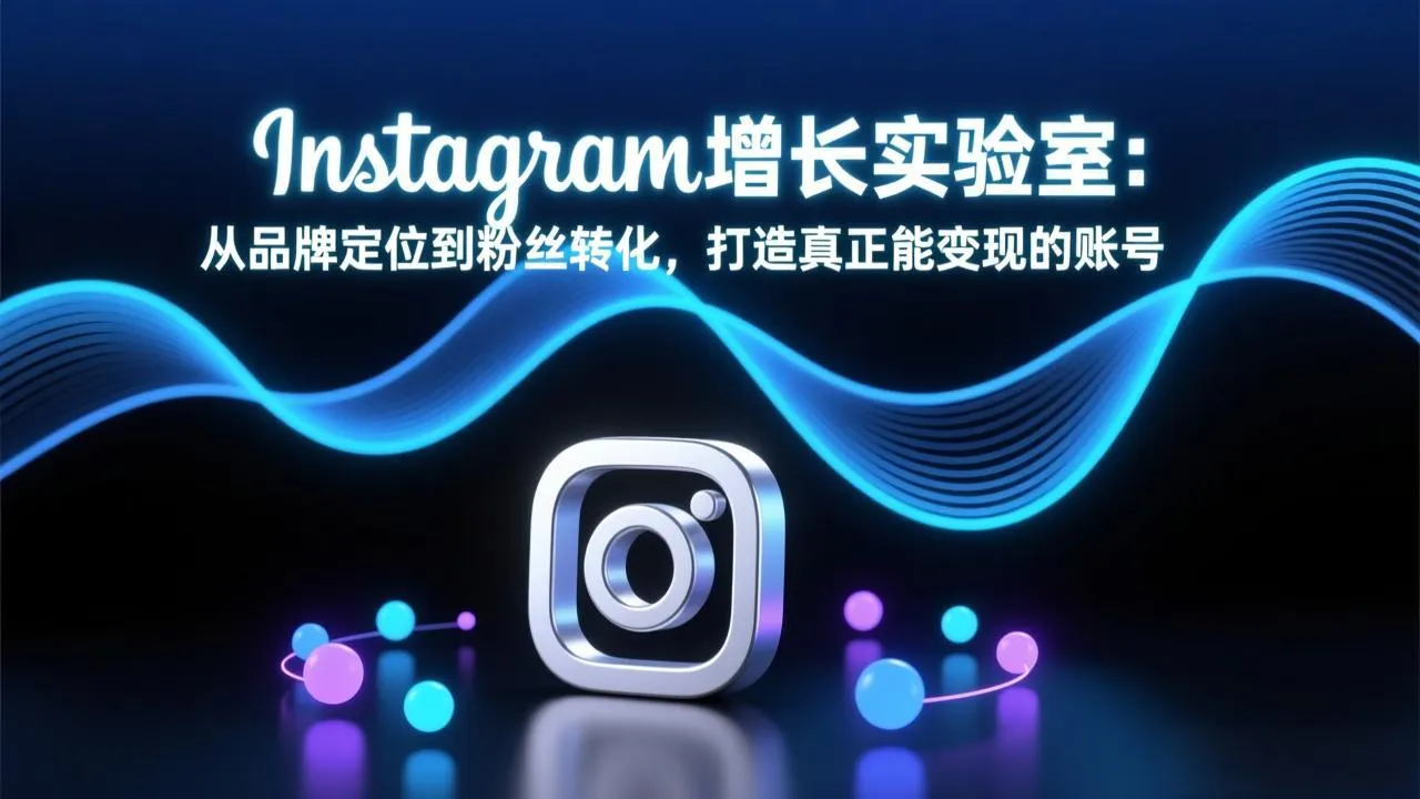 Instagram增长实验室：从品牌定位到粉丝转化，打造真正能变现的账号-续财库