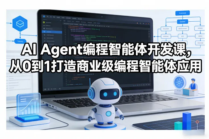 AI Agent编程智能体开发课,从0到1打造商业级编程智能体应用-续财库