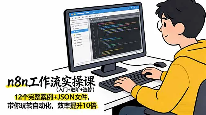 n8n工作流实操课(入门+进阶+选修-续财库