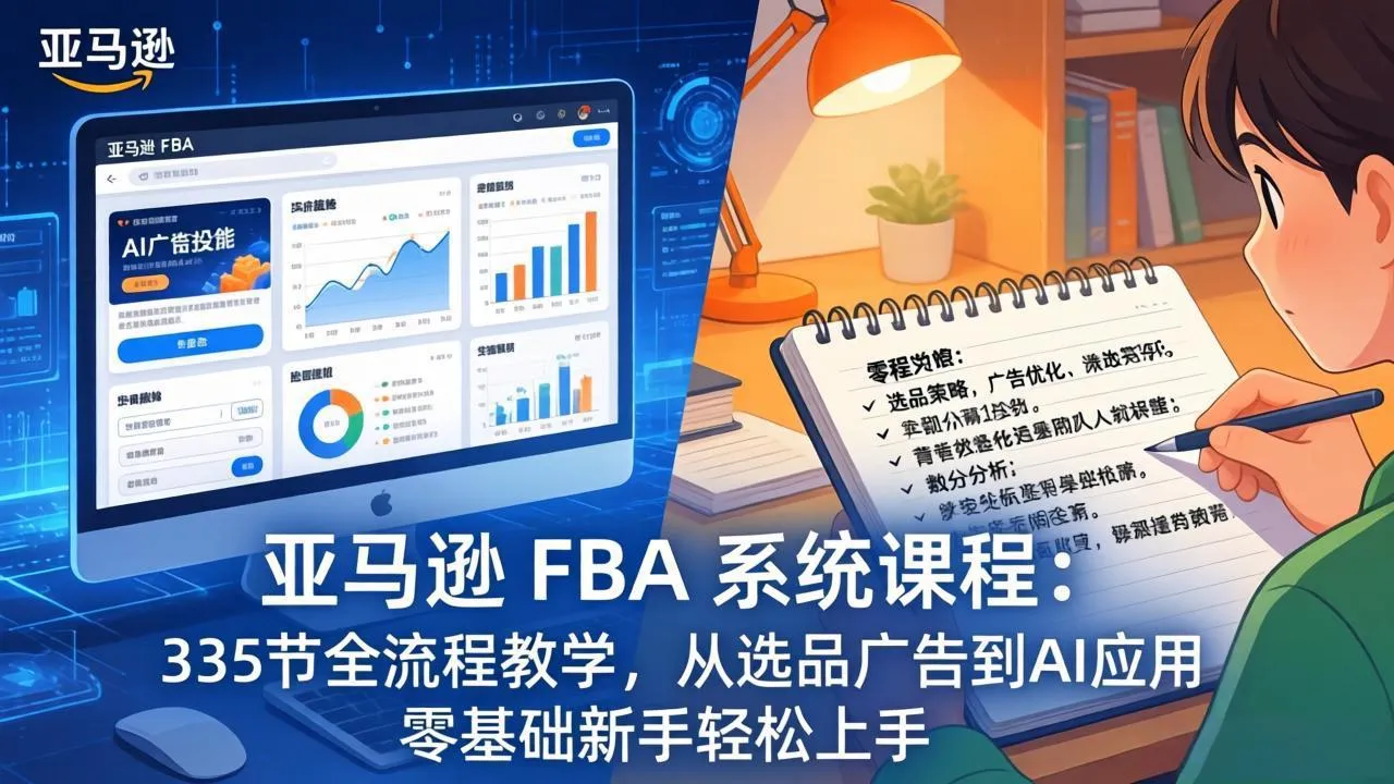 亚马逊 FBA 系统课程(更新26年3月-续财库