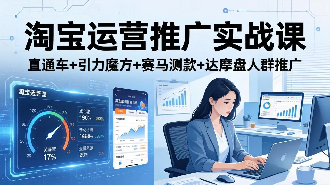 淘宝运营推广实战课(更新26年3月-续财库