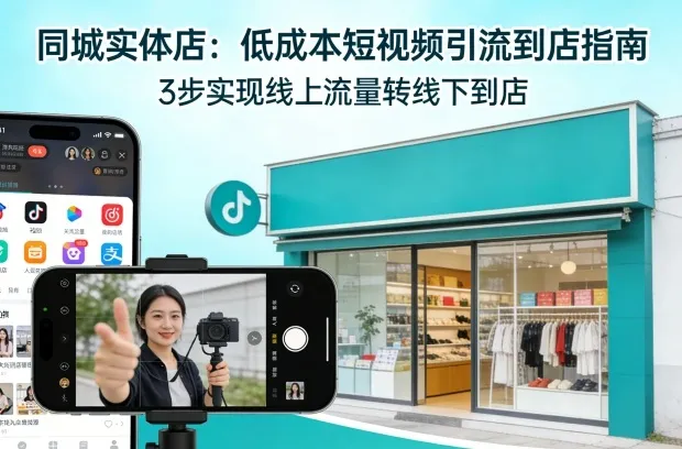 同城实体店,如何低成本把客户从短视频带到线下门店-续财库