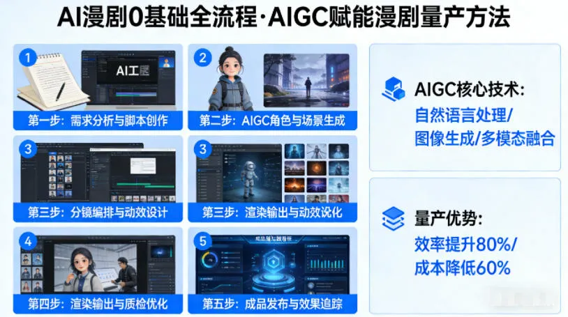 AI漫剧0基础全流程,快速掌握AIGC赋能的漫剧量产方法-续财库