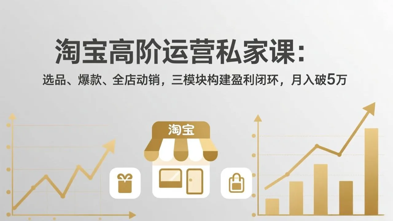淘宝高阶运营私家课(更新26年4月18-续财库