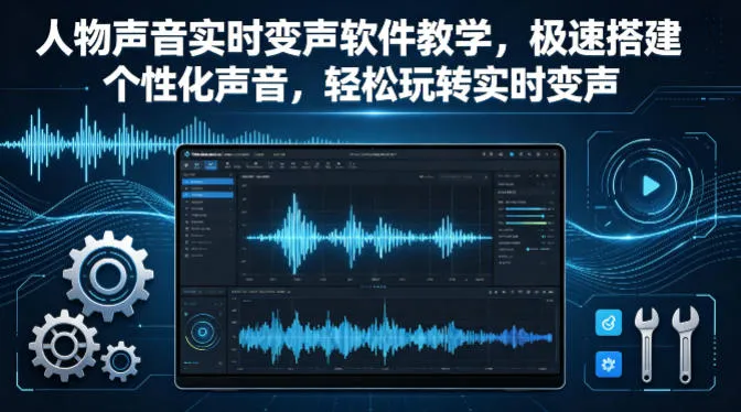 人物声音实时变声软件教学,极速搭建个性化声音,轻松玩转实时变声-续财库