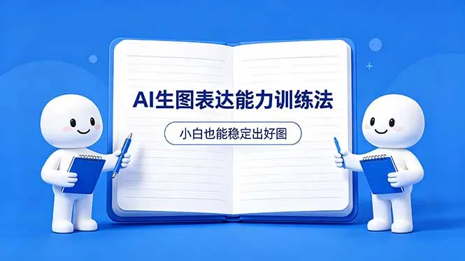 AI生图不是做漂亮图，而是表达能力。这套方法让小白也能稳定出好图-续财库