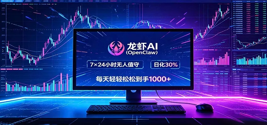 龙虾AI(OpenClaw)全自动挂机，智能操控电脑高效执行任务，每天轻松到手四位数-续财库