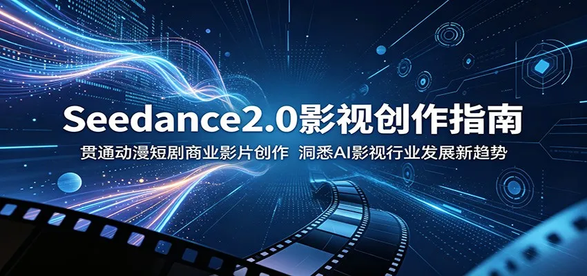 Seedance2.0影视创作指南：贯通动漫短剧商业影片创作，洞悉AI影视行业发展新趋势-续财库