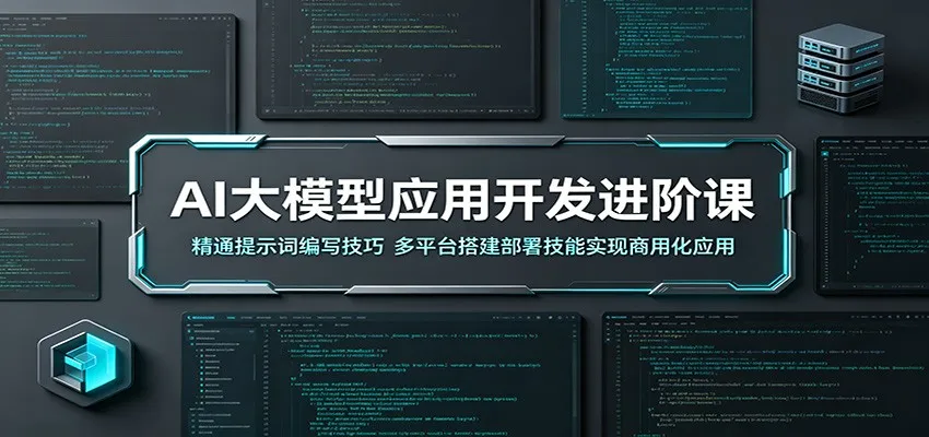 AI大模型应用开发进阶课：精通提示词编写技巧，多平台搭建部署技能实现商用化应用-续财库