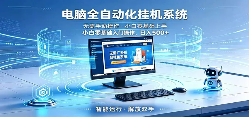 智能广告挂机无需值守,小白上手轻松实现每日增收-续财库