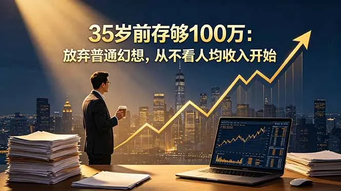35岁前存够100万：放弃普通幻想，从不看人均收入开始-续财库