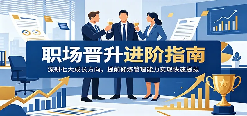 职场晋升进阶指南：深耕七大成长方向，提前修炼管理能力实现快速提拔-续财库