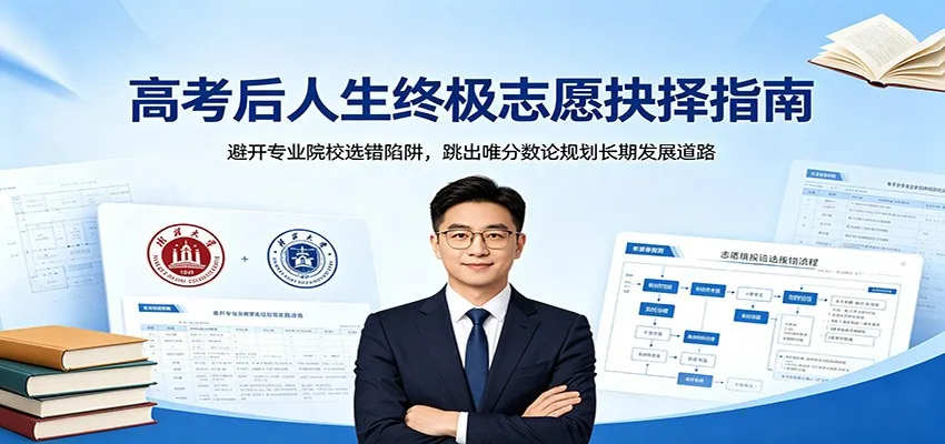 高考后人生终极志愿抉择指南：避开专业院校选错陷阱，跳出唯分数论规划长期发展道路-续财库