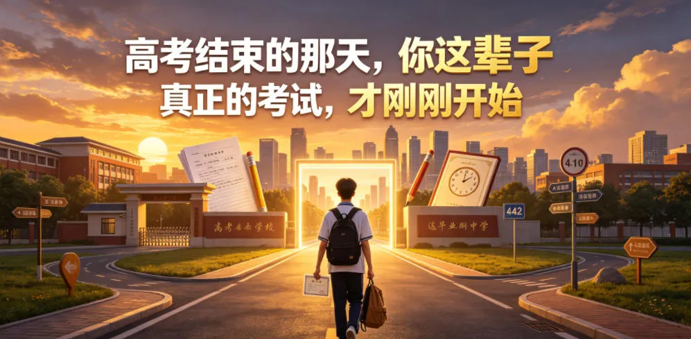 付费文章：高考结束的那天，你这辈子真正的考试，才刚刚开始-续财库