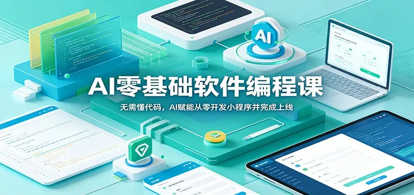 AI零基础软件编程课：无需懂代码，AI赋能从零开发小程序并完成上线-续财库