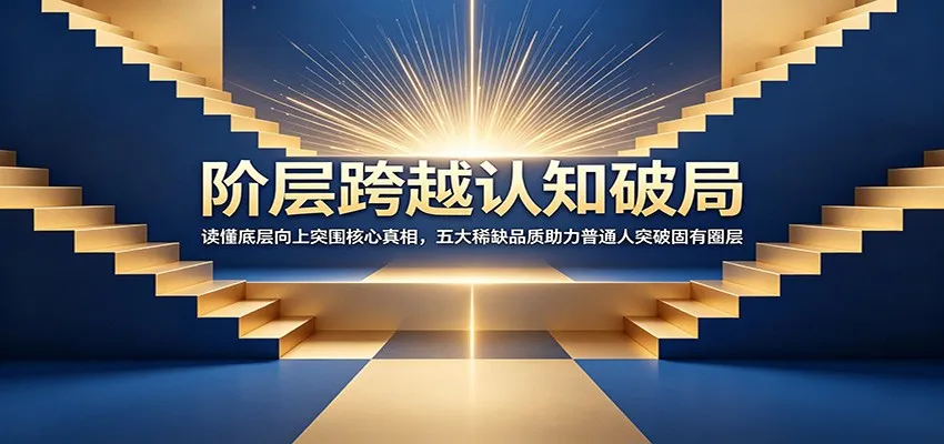 阶层跨越认知破局：读懂底层向上突围核心真相，五大稀缺品质助力普通人突破固有圈层-续财库