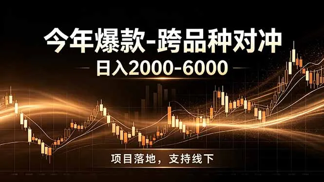 全新跨品种对冲模式上线！日稳定盈利 2000-6000，合规长久可批量放大-续财库