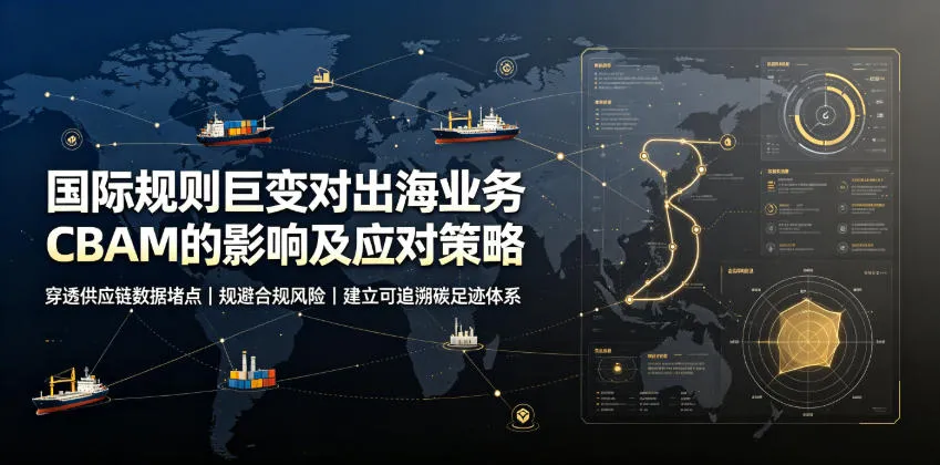 国际规则巨变对出海业务CBAM的影响及应对策略,帮助企业穿透供应链数据堵点,规避合规风险-续财库