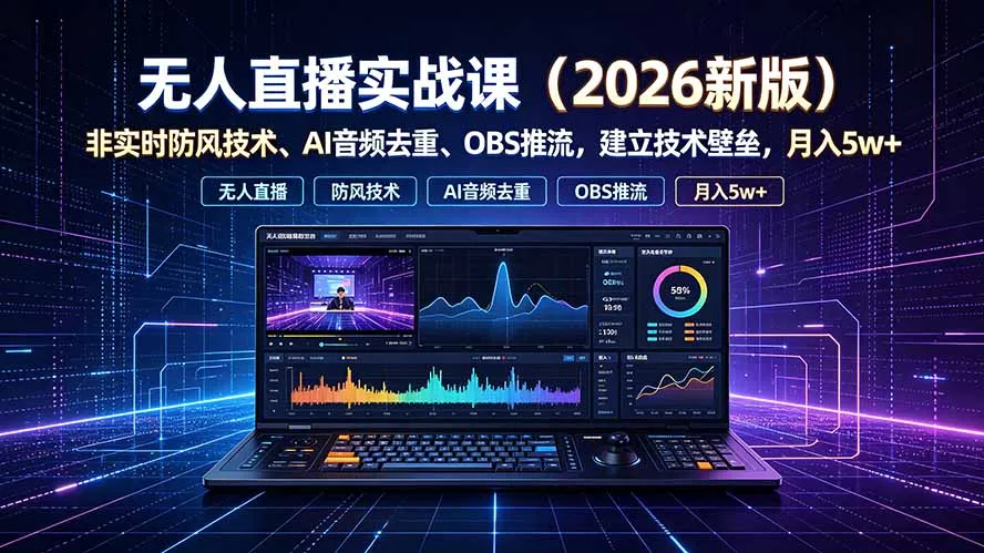 无人直播实战课(更新7月-续财库